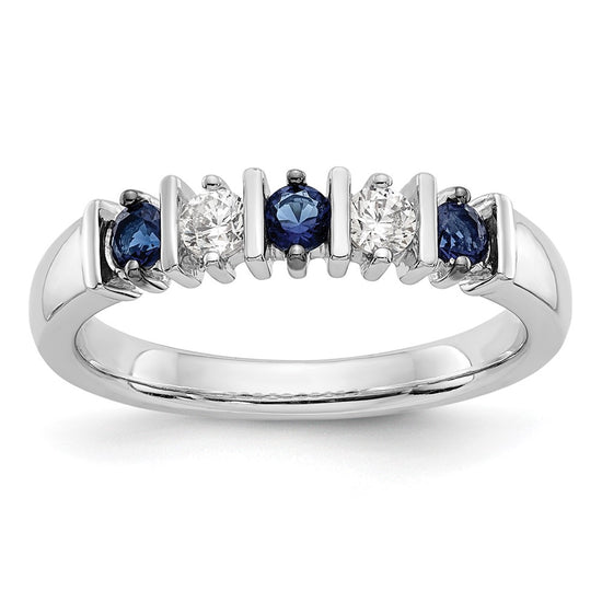 5-Stone Diamond Gemstone Band
