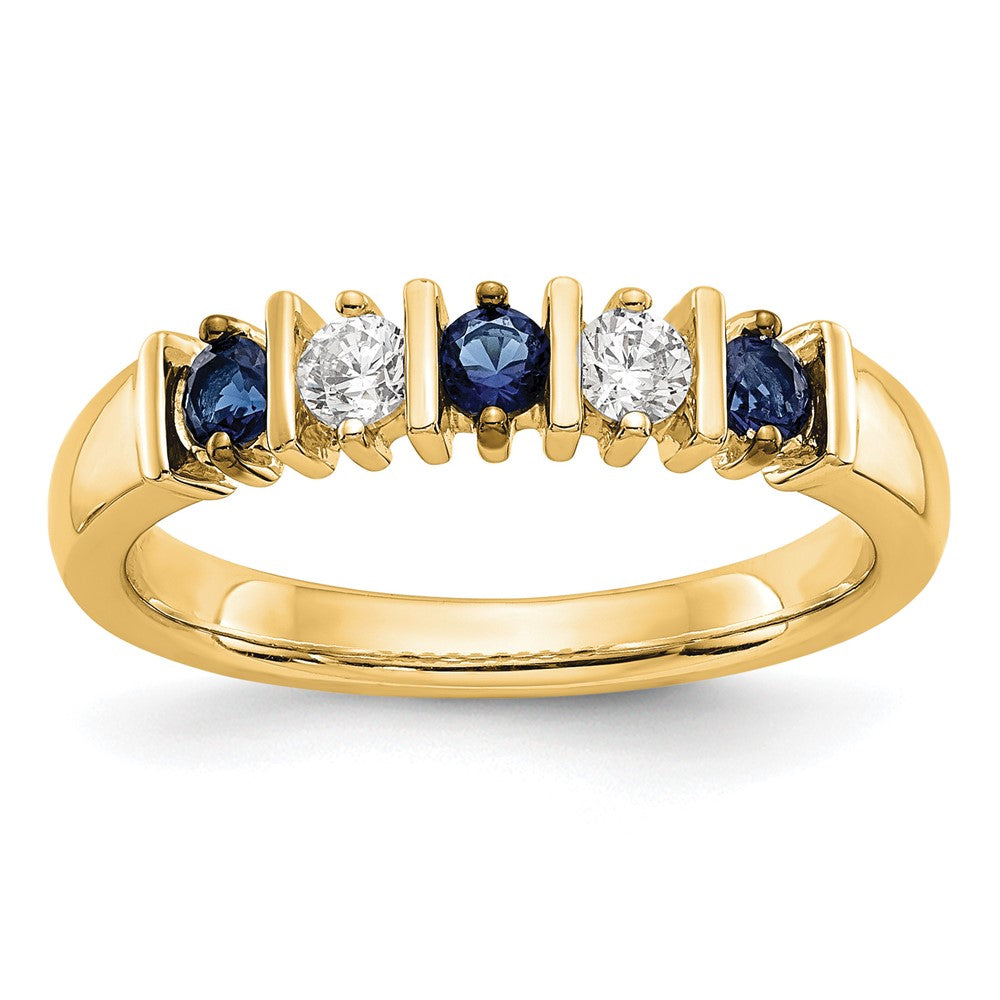 5-Stone Diamond Gemstone Band