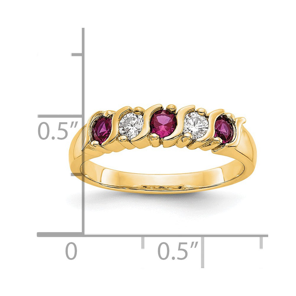 Diamond Gemstone Band