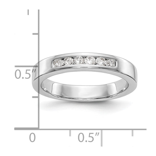 6-Stone Diamond Channel Bands