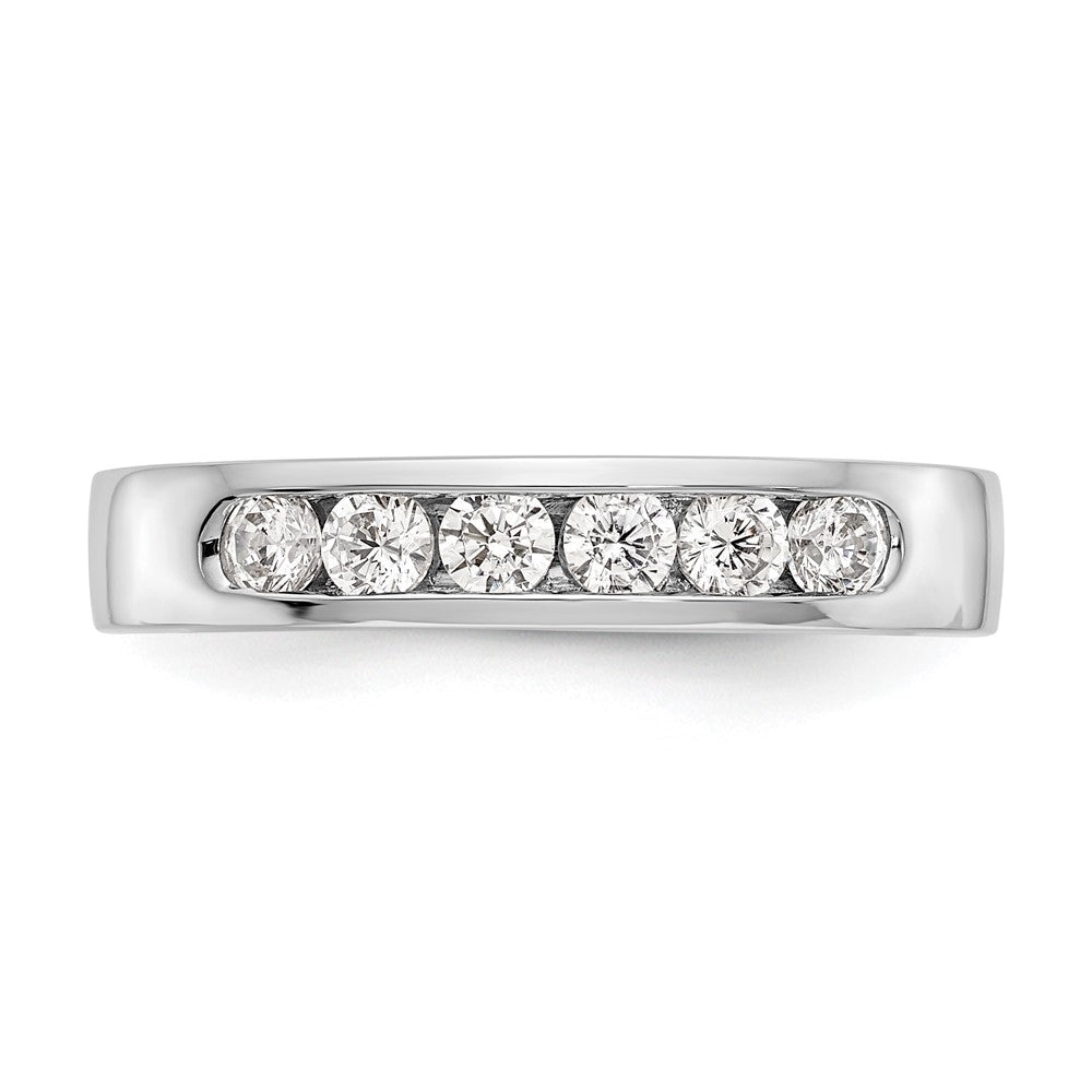 6-Stone Diamond Channel Bands