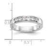 6-Stone Diamond Channel Bands