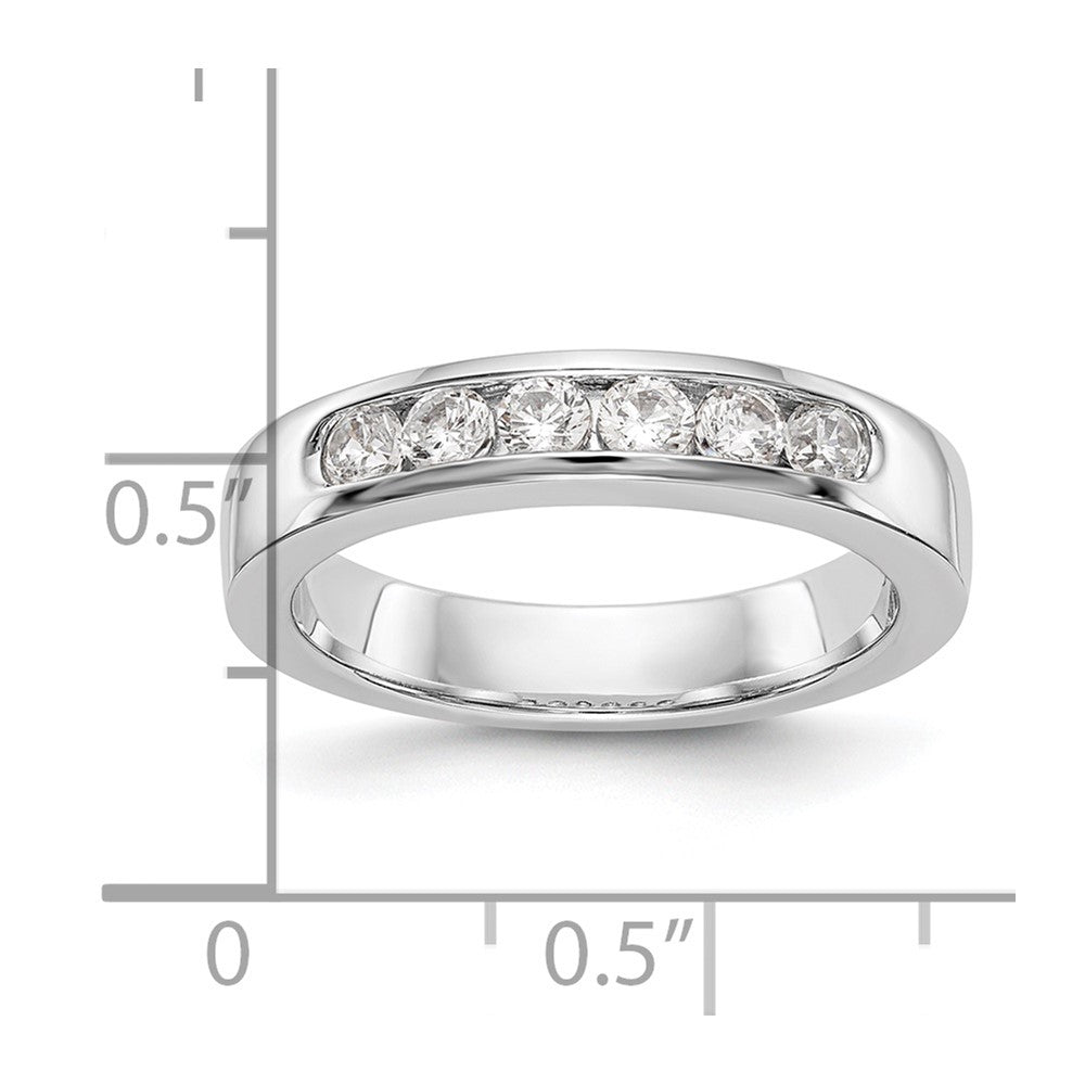 6-Stone Diamond Channel Bands