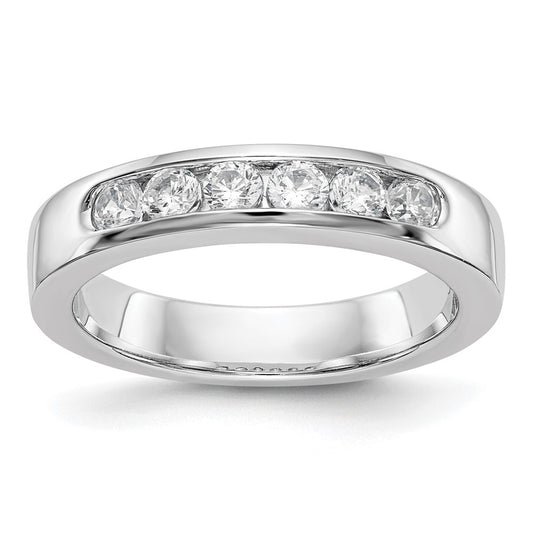 6-Stone Diamond Channel Bands
