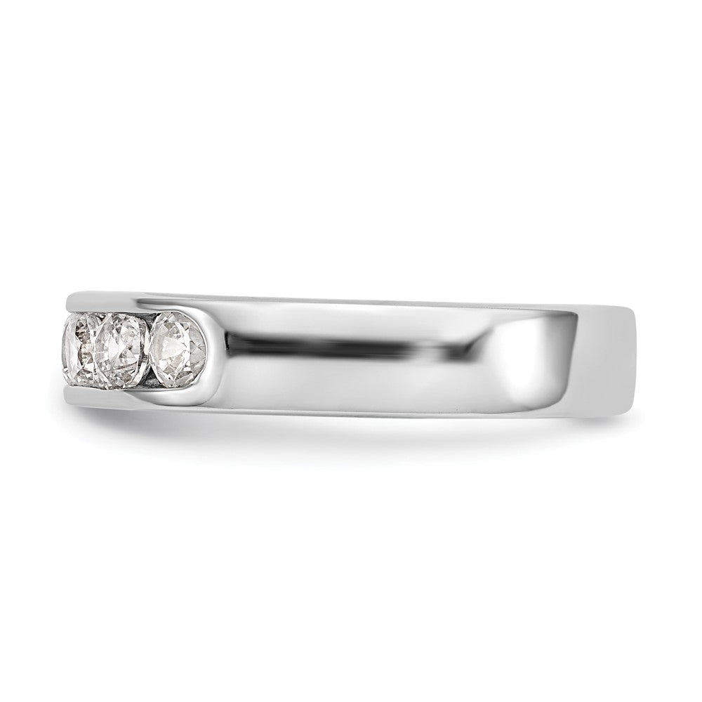 14kw 6-3.0mm CZ Stone Channel Band