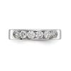 14kw 6-3.0mm CZ Stone Channel Band