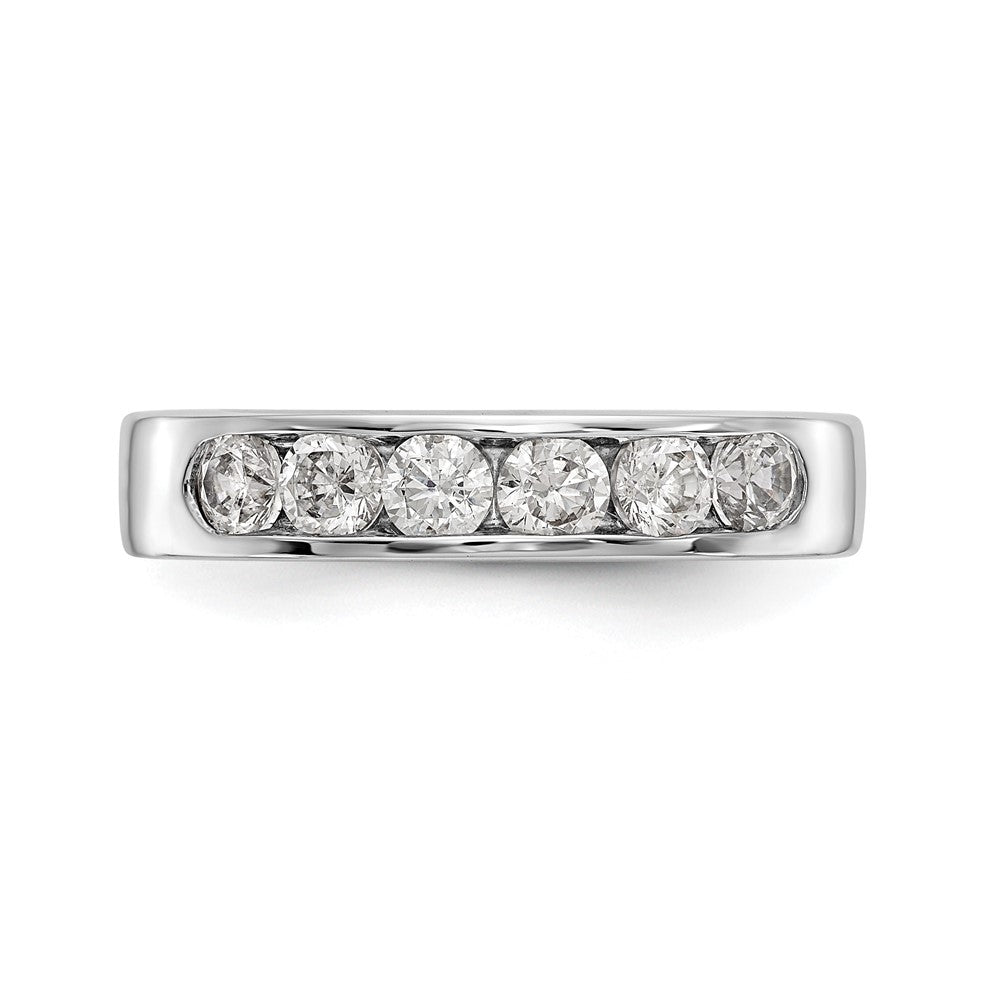 14kw 6-3.0mm CZ Stone Channel Band