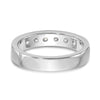 6-Stone Diamond Channel Bands