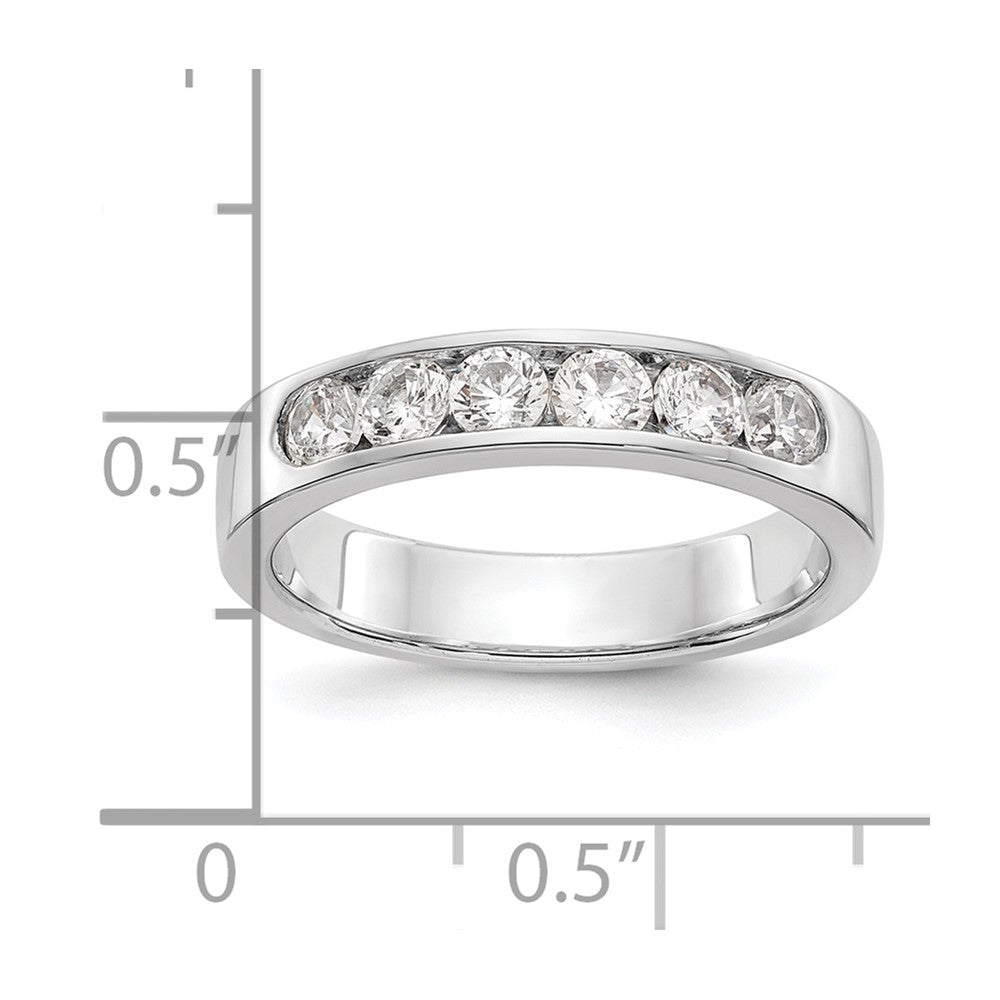 6-Stone Diamond Channel Bands