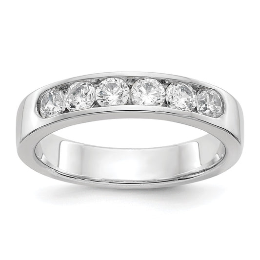 6-Stone Diamond Channel Bands
