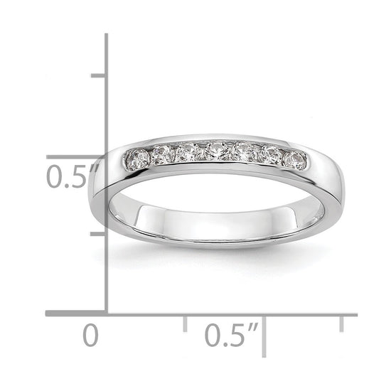 7-Stone Diamond Channel Bands