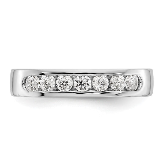 7-Stone Diamond Channel Bands