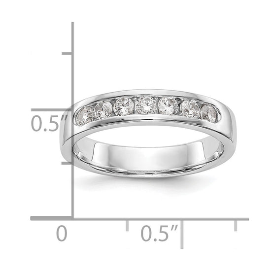 7-Stone Diamond Channel Bands