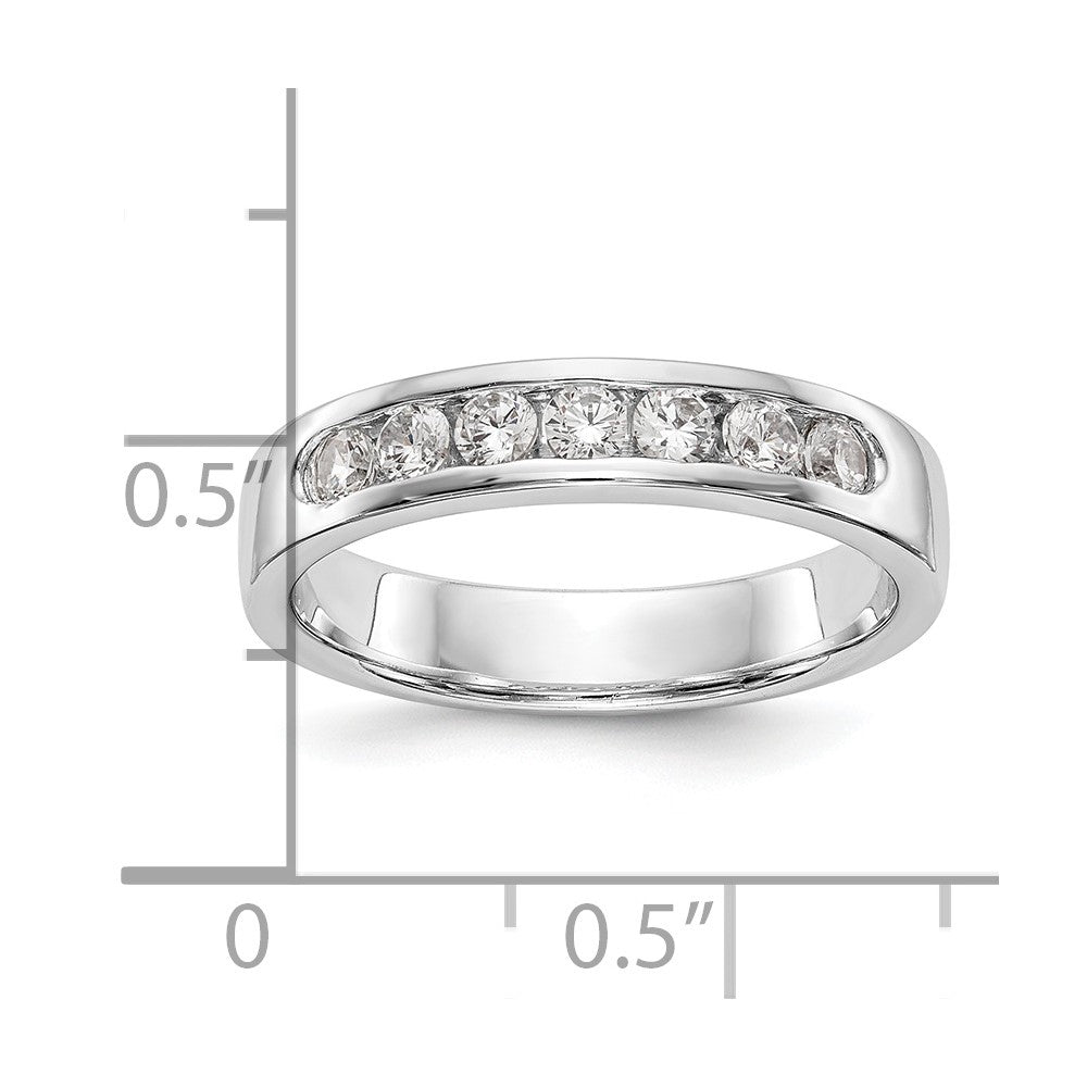 7-Stone Diamond Channel Bands