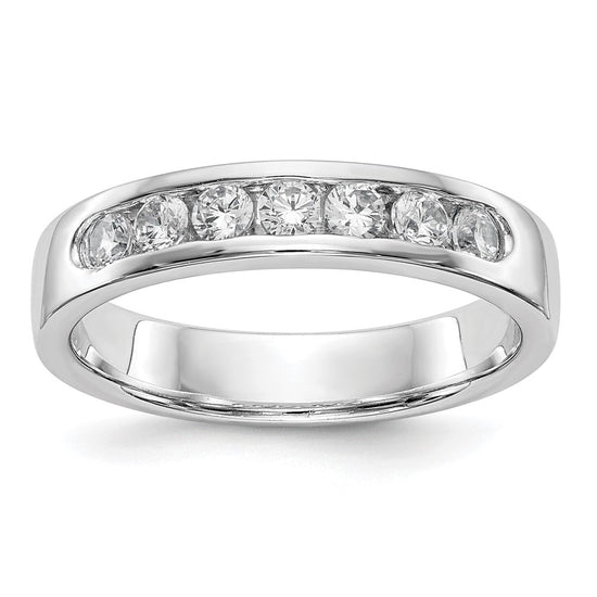 7-Stone Diamond Channel Bands