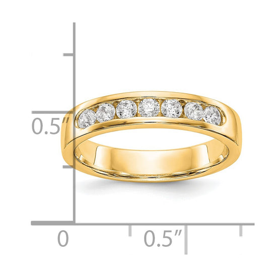 7-Stone Diamond Channel Bands