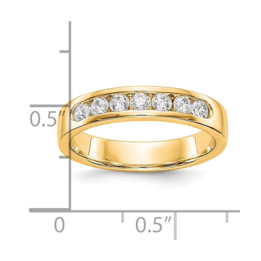 7-Stone Diamond Channel Bands
