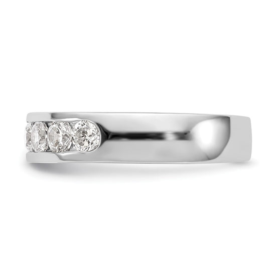 7-Stone Diamond Channel Bands