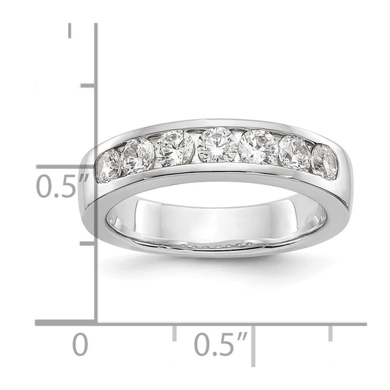 7-Stone Diamond Channel Bands
