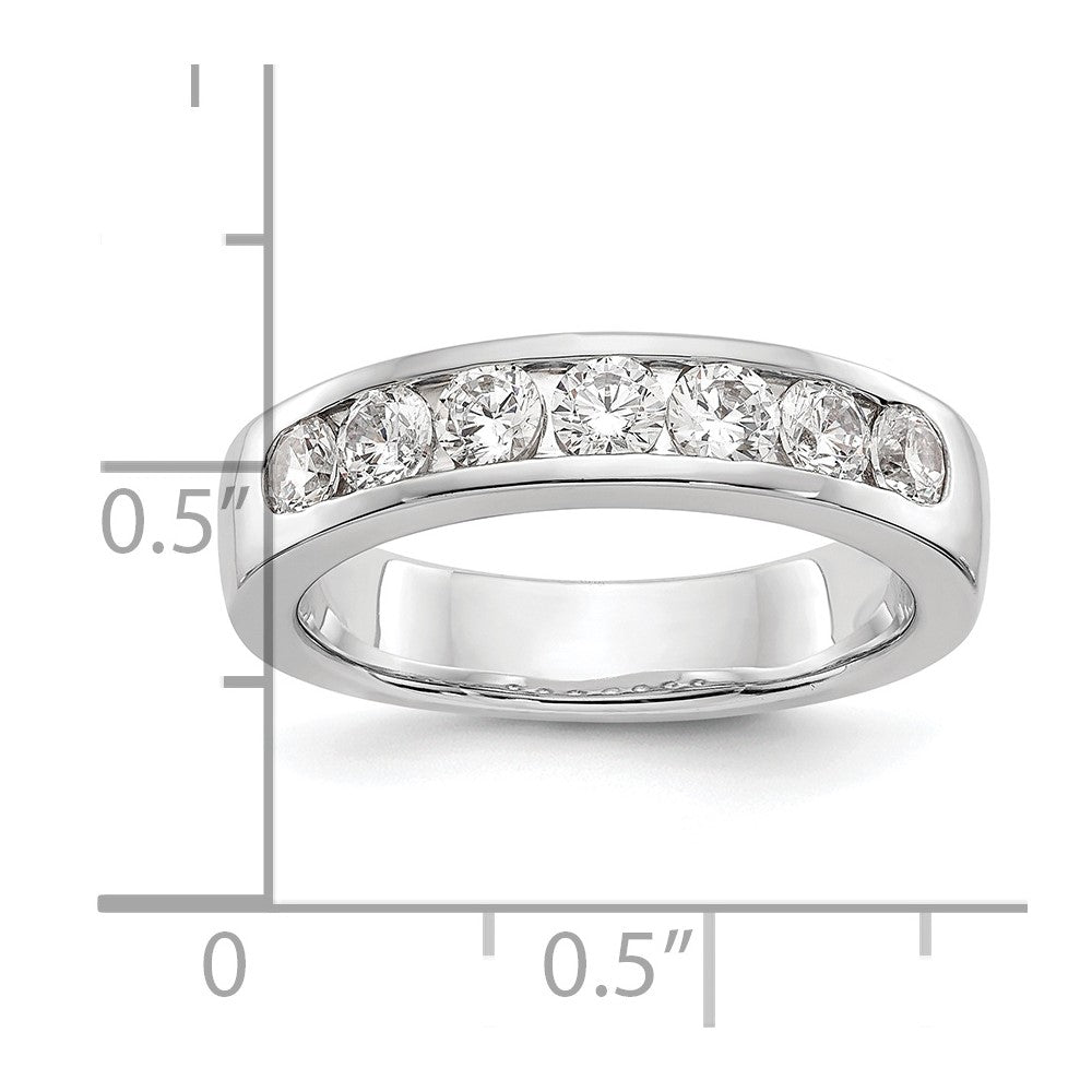 7-Stone Diamond Channel Bands
