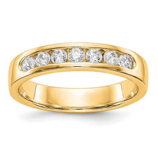 7-Stone Diamond Channel Bands