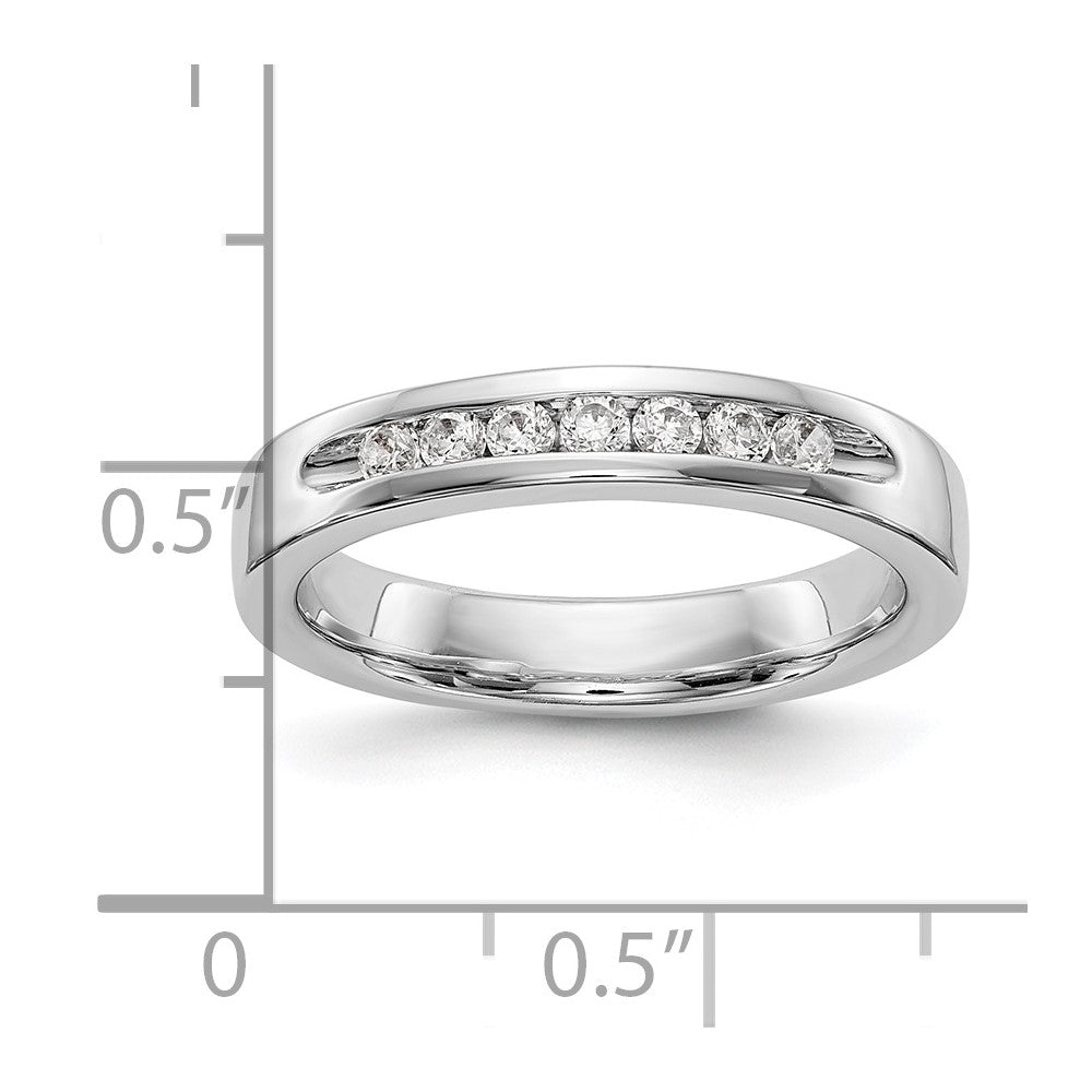 7-Stone Diamond Channel Bands