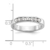 7-Stone Diamond Channel Bands
