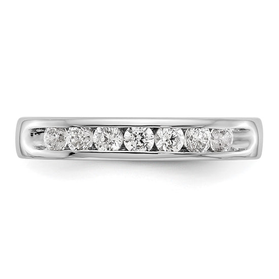 7-Stone Diamond Channel Bands