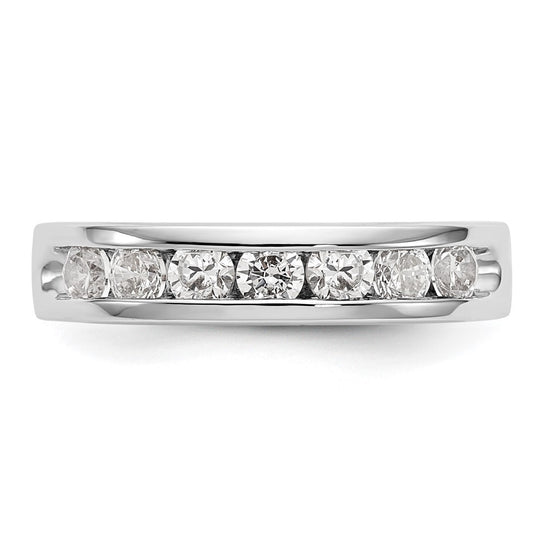 7-Stone Diamond Channel Bands