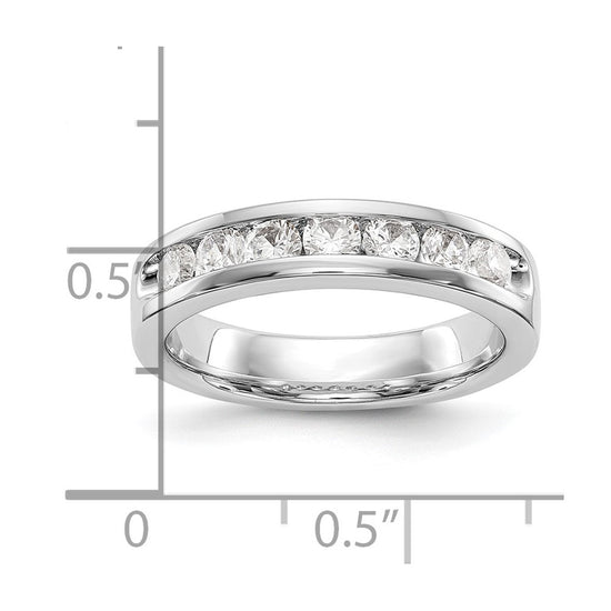 7-Stone Diamond Channel Bands
