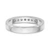 Platinum 7-Stone Diamond Channel Bands