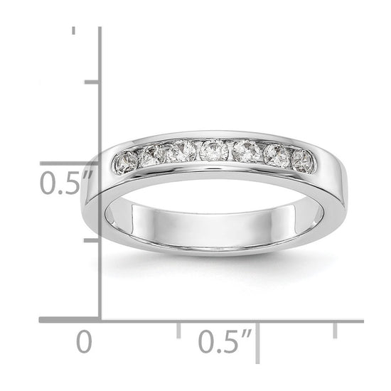 7-Stone Diamond Channel Bands