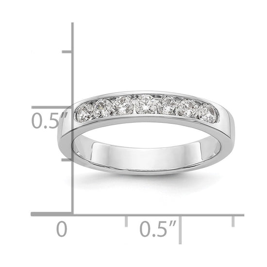 7-Stone Diamond Channel Bands