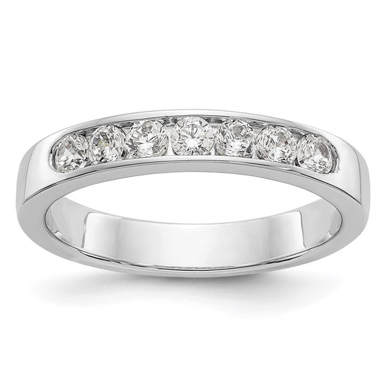 7-Stone Diamond Channel Bands