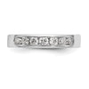 7-Stone Diamond Channel Bands