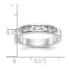 7-Stone Diamond Channel Bands