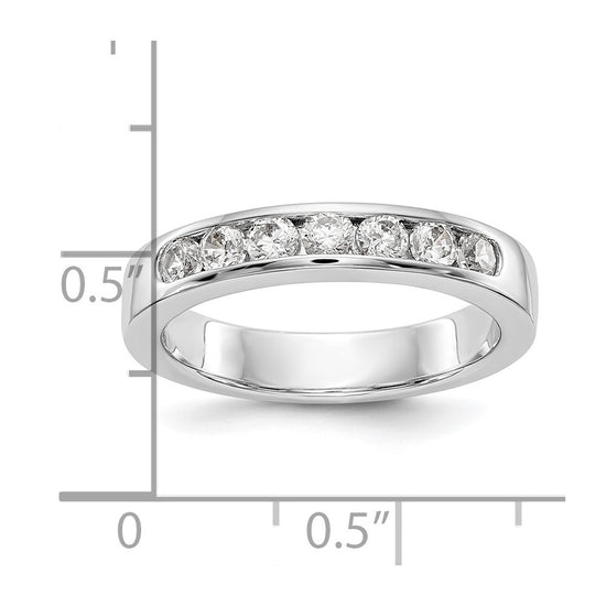 7-Stone Diamond Channel Bands