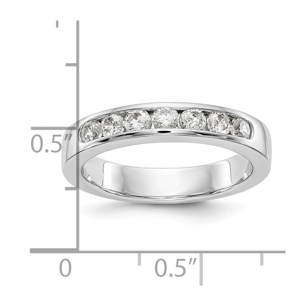 7-Stone Diamond Channel Bands