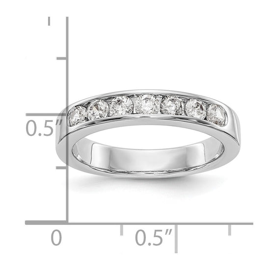 7-Stone Diamond Channel Bands