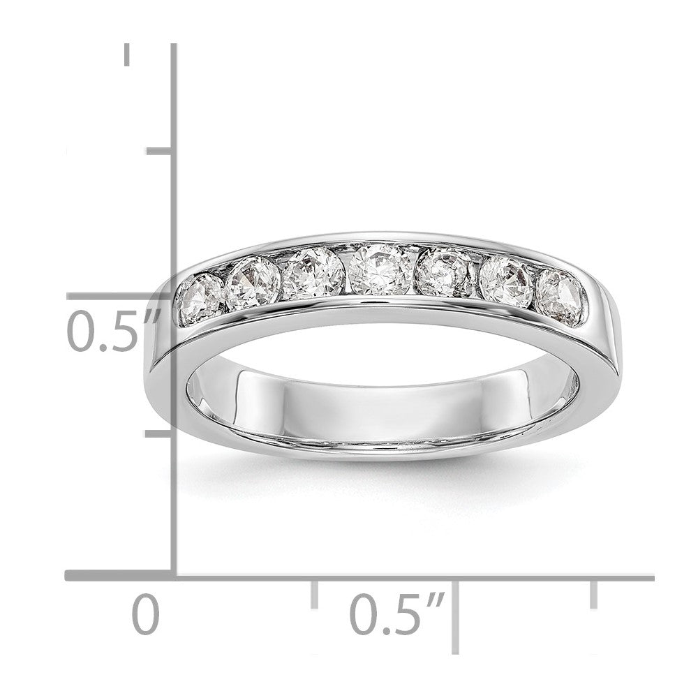 7-Stone Diamond Channel Bands