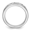 Platinum 7-Stone Diamond Channel Bands