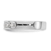 Platinum 7-Stone Diamond Channel Bands