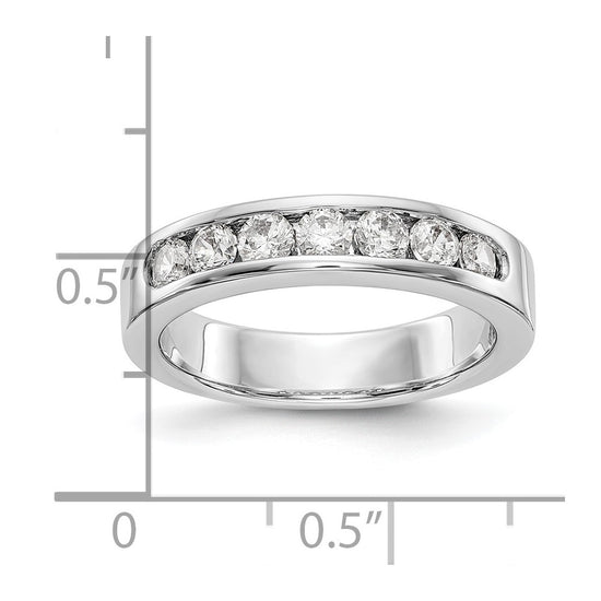 7-Stone Diamond Channel Bands