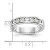 7-Stone Diamond Channel Bands