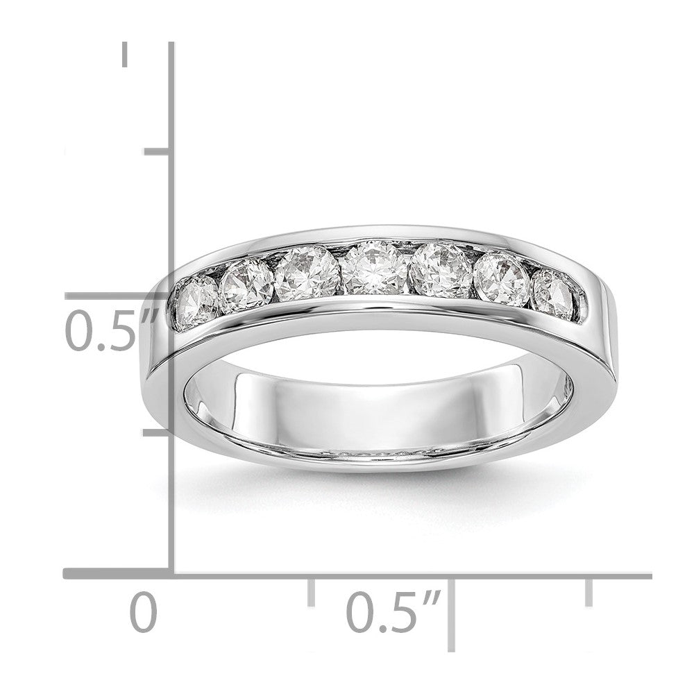 7-Stone Diamond Channel Bands
