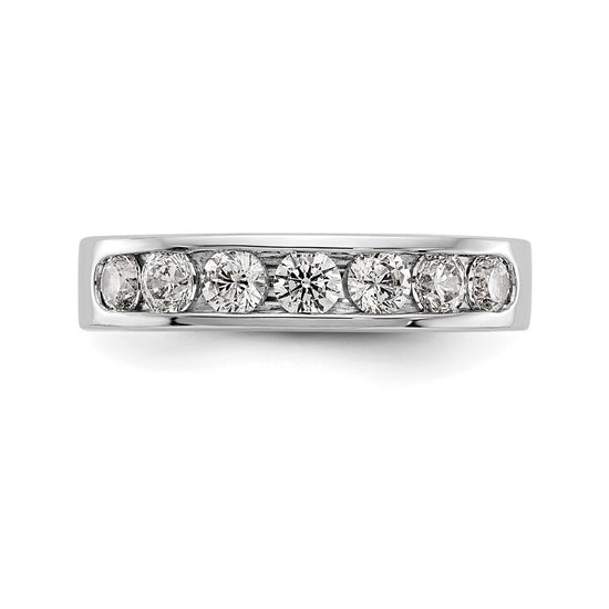 7-Stone Diamond Channel Bands