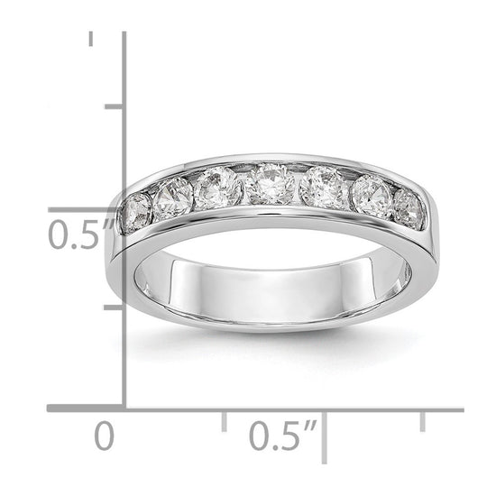 7-Stone Diamond Channel Bands