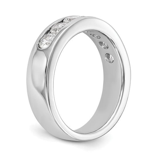 7-Stone Diamond Channel Bands