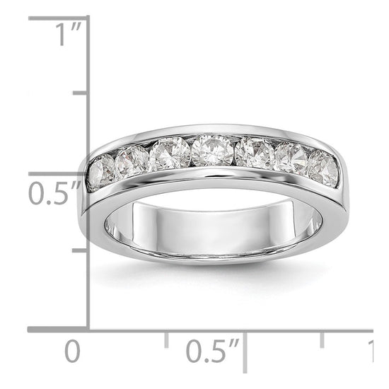 7-Stone Diamond Channel Bands