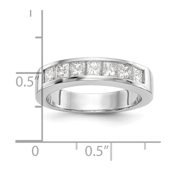 7-Stone Diamond Channel Bands